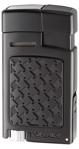 Xikar Forte Soft flame Lighter - Black Houndstooth