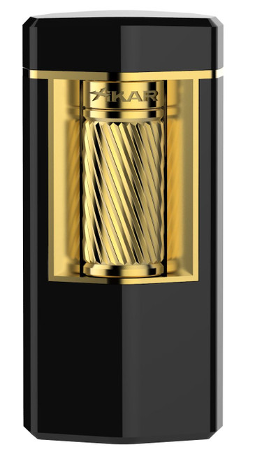 Xikar Meridian Triple Soft Flame - Black & Gold Xikar Meridian Triple Soft Flame - Black & Gold