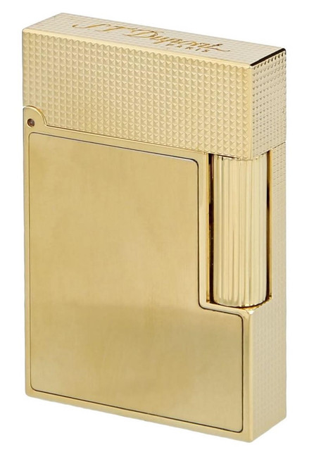 S.T Dupont Ligne 2 Small Brushed Yellow Gold S.T Dupont Ligne 2 Small Brushed Yellow Gold