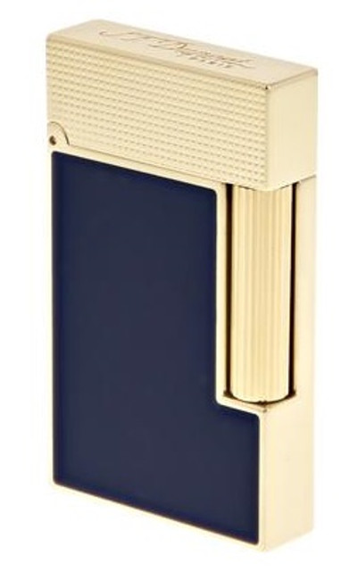 S.T Dupont Ligne 2 Blue Lacquer &  Yellow Gold S.T Dupont Ligne 2 Blue Lacquer &  Yellow Gold