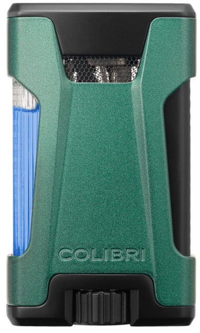 Colibri Rebel Double Jet Lighter - Matte Green Colibri Rebel Double Jet Lighter - Matte Green