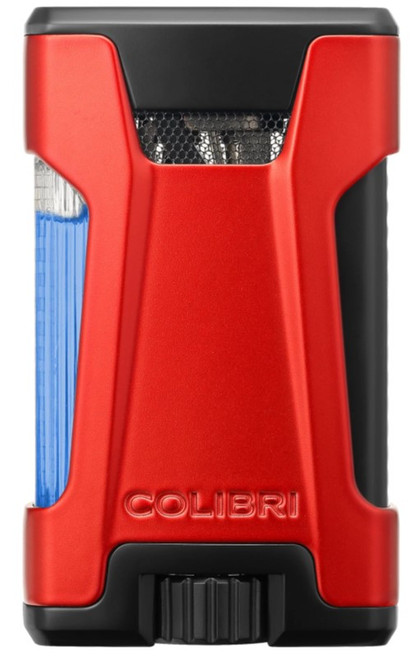 Colibri Rebel Double Jet Lighter - Matte Red Colibri Rebel Double Jet Lighter - Matte Red