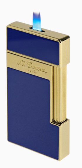 ST Dupont Slimmy Blue Gold Lacquer