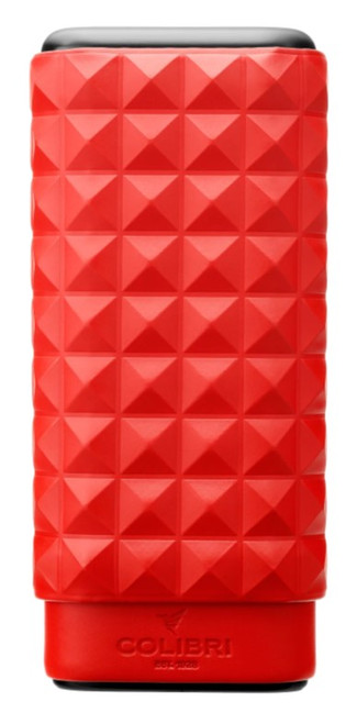 Colibri Quasar Triple Cigar Case - Red