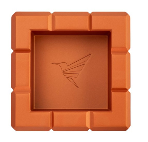 Colibri Heritage Cube Ashtray - Orange
