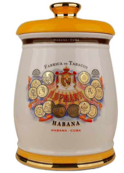 H Upmann  Porcelain Humidor Jar
