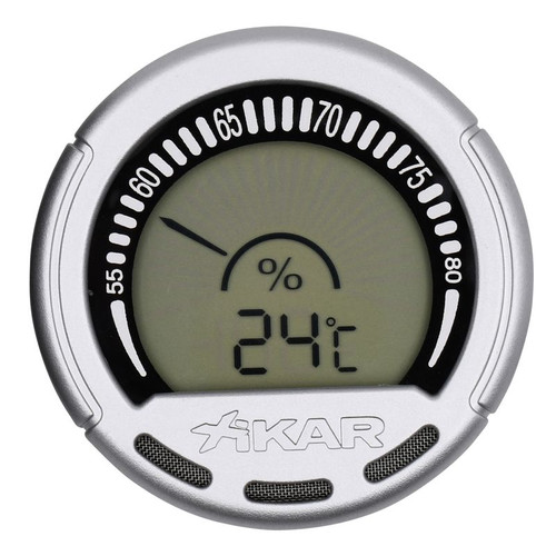Xikar PuroTemp Round Digital Gauge Hygrometer