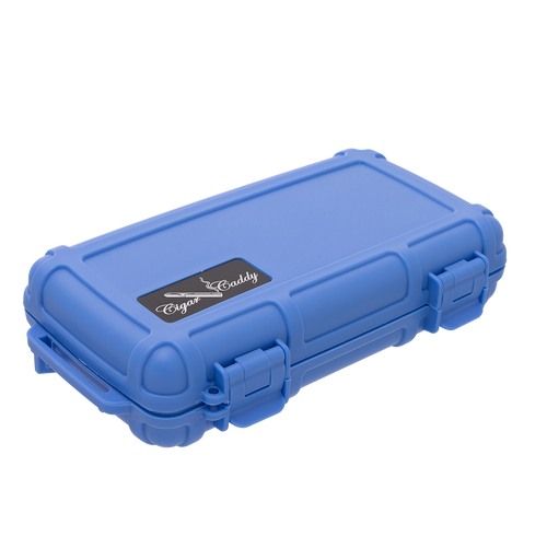 Cigar Caddy 5 Cigar Travel Humidor - Blue