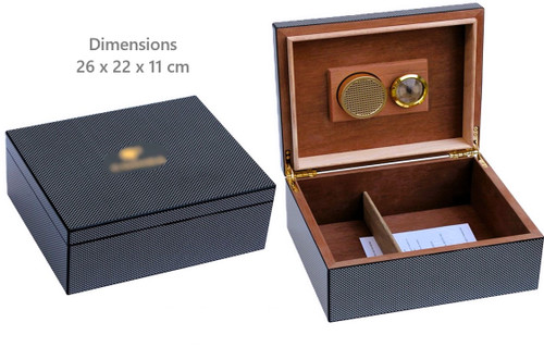 Glossy Desktop Humidor - Cohiba Logo