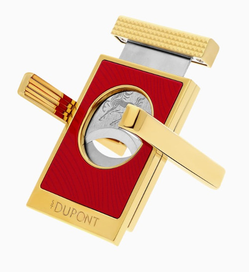 ST Dupont Cigar Cutter & Stand Year of the Horse Red
