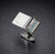 Sarome Nightrider Metal & Blue Crystal Cufflinks