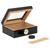 Capri Glass top Humidor - Black Finish