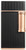 Colibri Julius Classic Double Flame Flint Lighter - Black & Rose Colibri Julius Classic Double Flame Flint Lighter - Black & Rose