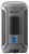 Colibri Apex Single Jet Lighter - Matte Charcoal Colibri Apex Single Jet Lighter - Matte Charcoal
