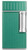 Colibri Julius Classic Double Flame Flint Lighter - Green Colibri Julius Classic Double Flame Flint Lighter - Green
