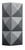 Colibri Quasar II Double Jet Lighter with Punch - Gunmetal Colibri Quasar II Double Jet Lighter with Punch - Gunmetal