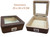 The Felix Glasstop Humidor - Brown Matte Finish