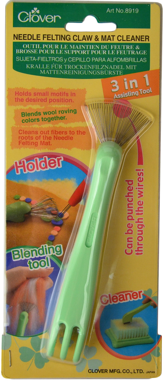Clover Felting Needle Claw & Mat Cleaner