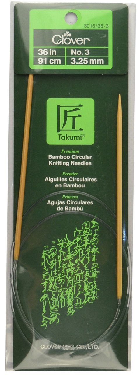 Takumi Bamboo Interchangeable Circular Knitting Needles