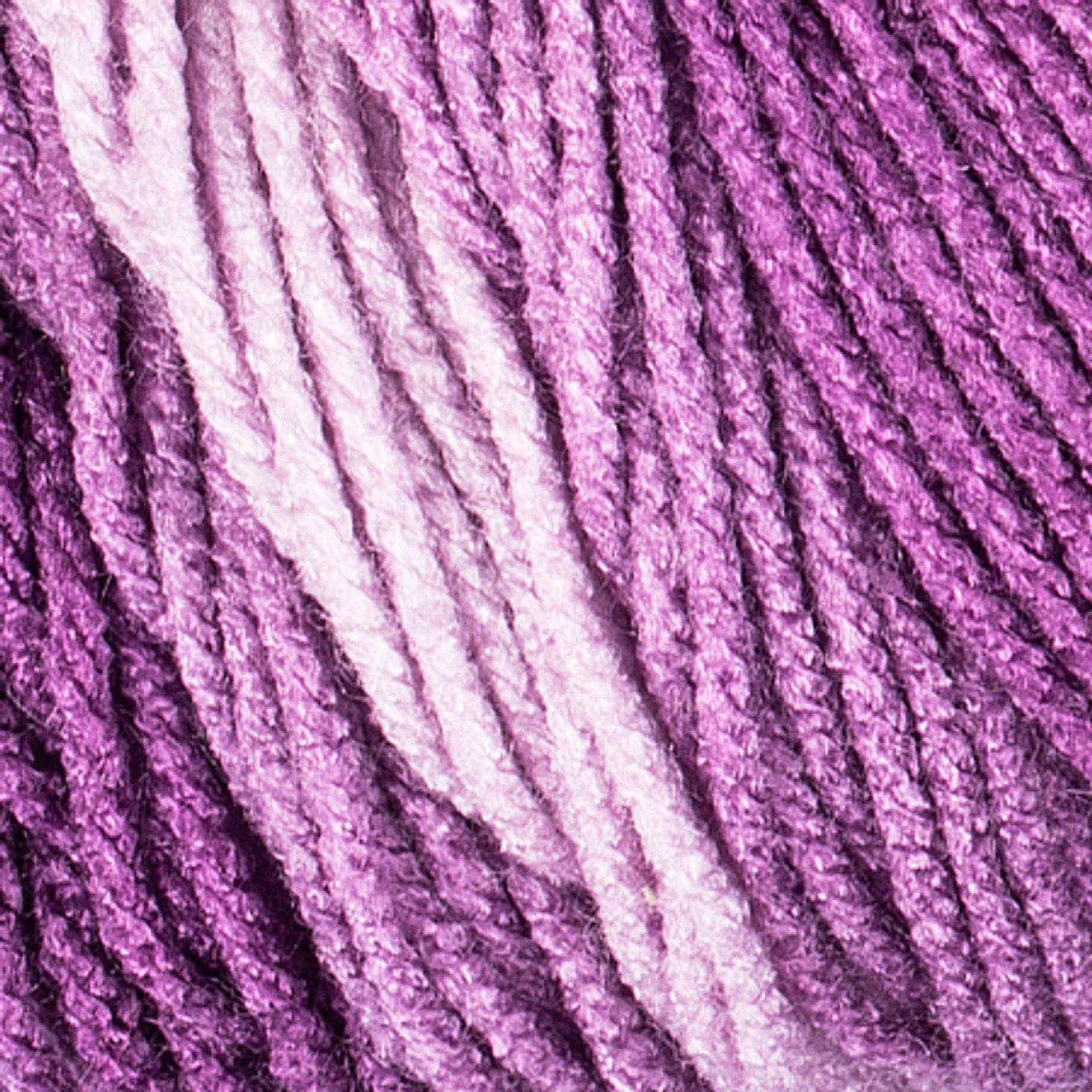 Red Heart Purple Super Saver Ombre Yarn (4 - Medium), Free