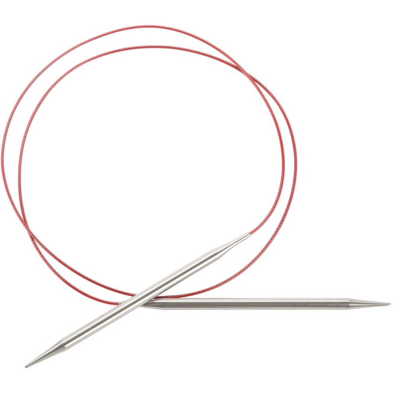 ChiaoGoo Tools Knit Red Lace 40 Stainless Steel Circular Knitting Needles  (Size US 7 - 4.5 mm), Free Shipping at Yarn Canada