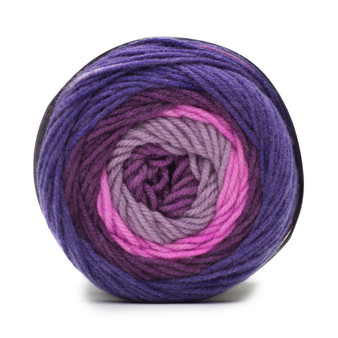 Bernat Violets Super Value Big Stripes Yarn (4 - Medium)
