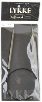 LYKKE Driftwood 24" Circular Knitting Needle (Size US 8 - 5 mm)