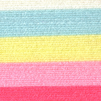 Lion Brand Yarn 913-204 Ice Cream Cotton Blend Rainbow