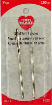 Red Heart 2-Pack 2.75" (7 cm) Steel Yarn Needles