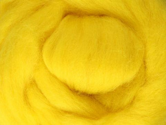 Ashford Yellow - Corriedale Top (27 - 30 micron) - 1 kg