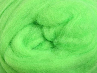 Ashford Fluorescent Lime - Merino Top (-22 micron) - 500 g