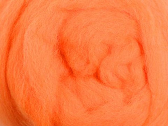 Ashford Fluorescent Orange - Merino Top (-22 micron) - 500 g