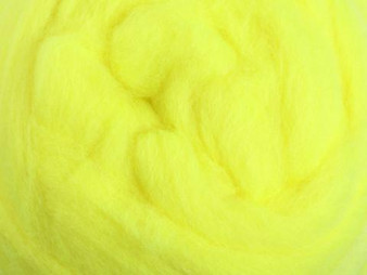 Ashford Fluorescent Yellow - Merino Top (-22 micron) - 500 g