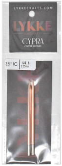 LYKKE Cypra 2-Pack 3.5" Interchangeable Circular Knitting Needles (Size US 3 - 3.25 mm)