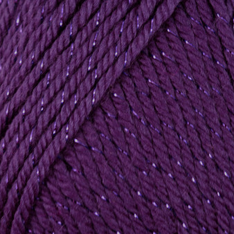 Caron Purple Sparkle Simply Soft Party Yarn (4 - Medium)