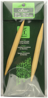 Clover Tools Takumi Bamboo 24" Circular Knitting Needle (Size US 17 - 12.75 mm)