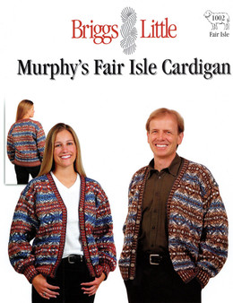 Murphy's Fair Isle Cardigan Briggs & Little Pattern