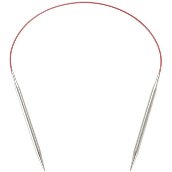 ChiaoGoo Tools Knit Red Lace 16" Stainless Steel Circular Knitting Needles (Size US 3 - 3.25 mm)