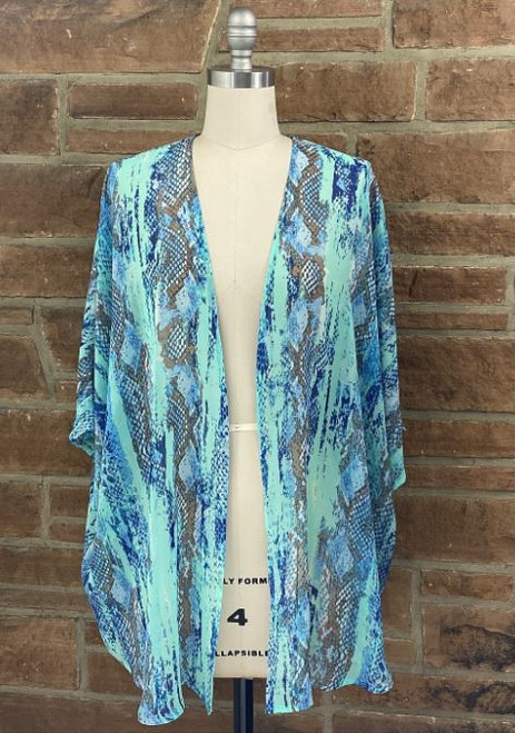 Snake Print Kimono