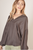 Long Sleeve V-Neck, One Button Blouse (2 Colors)