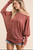 Rust Dolman Top