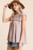 Heather Mauve Ruffle Sleeve Top