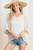 Ivory Dolman Sleeve Hoodie