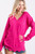 Hot Pink Scalloped Edge Sweater