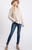 Cream Confetti Scalloped Sweater