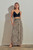 Animal Print Maxi Skirt - Taupe