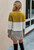 Block Sweater Dress - Yellow