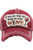 Distressed Ball Cap (Various Alcohol Messages)