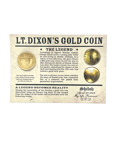 LT. Dixon's Gold Coin Replica