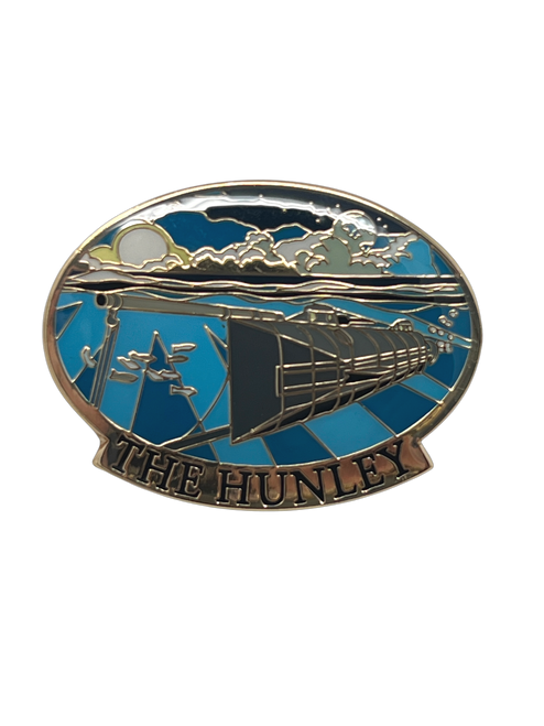 Hunley Cloisonné Lapel Pin